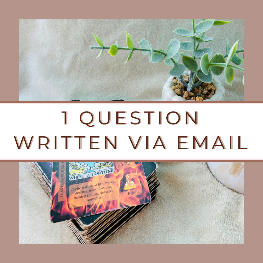 🌟 1 Question Tarot Reading (Written Reading - Delivered via Email)